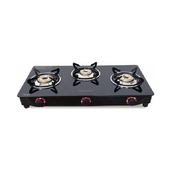 Butterfly Trio 3 Burner Glass Manual Gas Stove | Vasanth &amp; Co